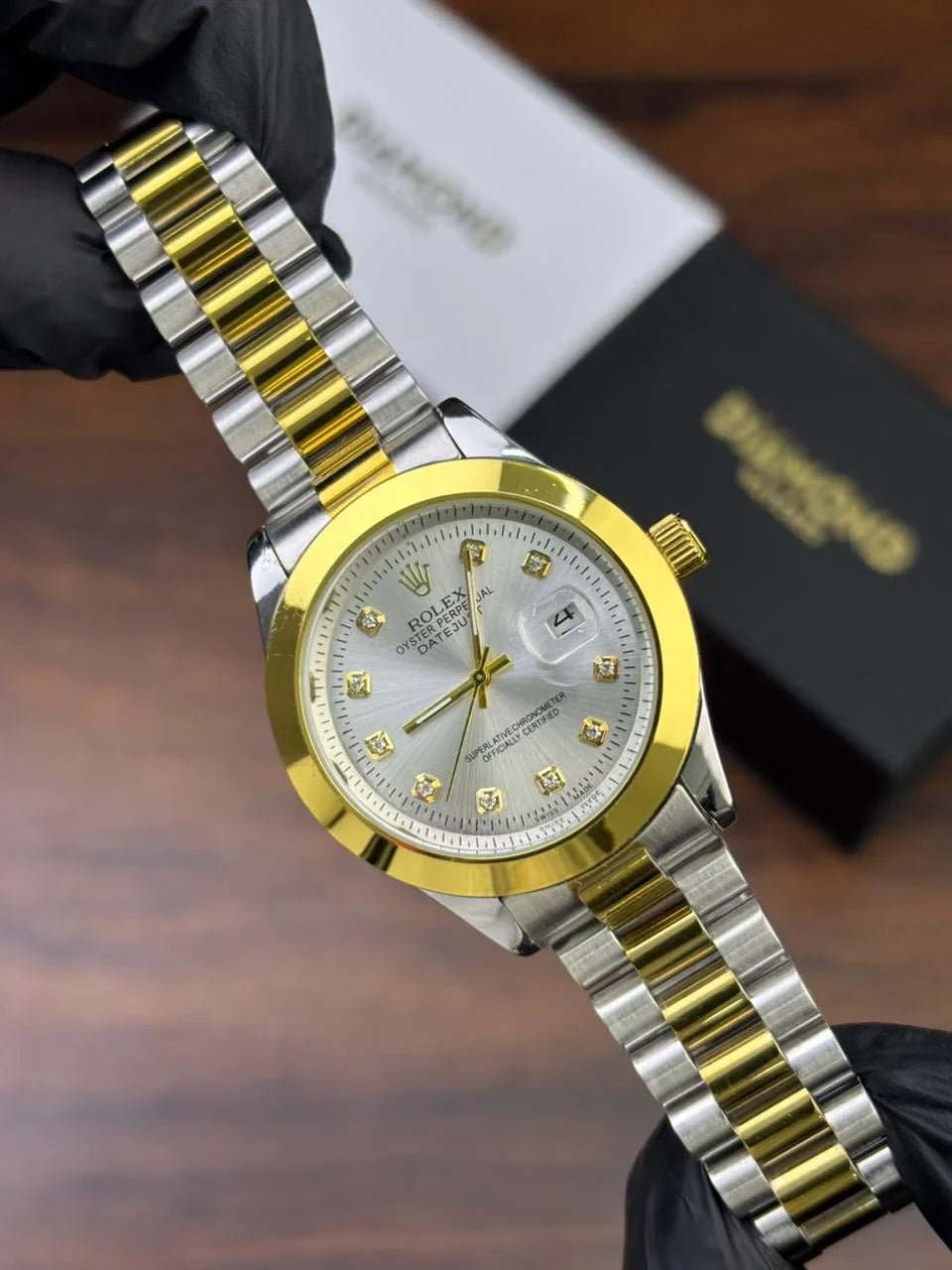 Rlx Watch – two tone white Dial