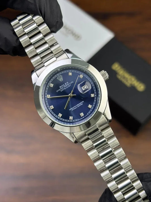 Rlx Watch – silver with blue Dial