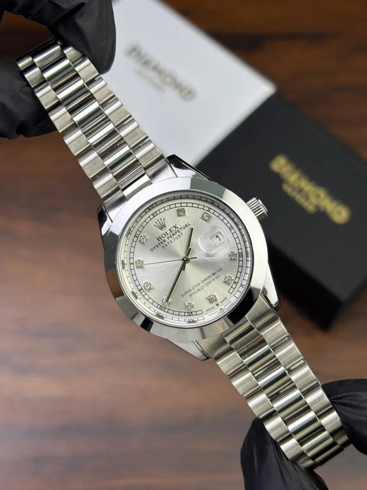Rlx Watch – silver with white Dial