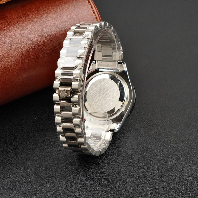 ROLEX WATCH - BLACK TWO TONE WITH BLACK DIAL