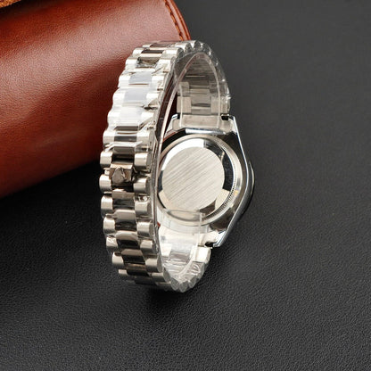 ROLEX WATCH - BLACK TWO TONE WITH BLACK DIAL